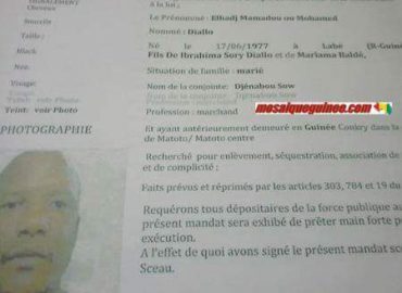 Assassinat d’El hadji Doura: le cerveau El hadji Mamadou  Diallo  arrêté en Guinée Bissau.