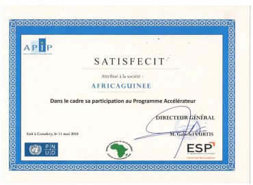 Entreprenariat : Africaguinee.com distinguée parmi les 20 meilleures entreprises en Guinée