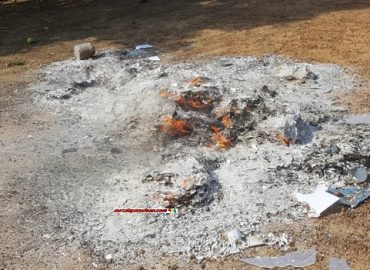 Urgent : le kit électoral incendié à Galaye (N’zérékoré), pas d’opérations de vote sur place